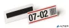 Logisztikai zseb, 100x38 mm, fekvő, DURABLE, mágneses, átlátszó