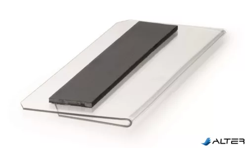 Logisztikai zseb, 100x38 mm, fekvő, DURABLE, mágneses, átlátszó