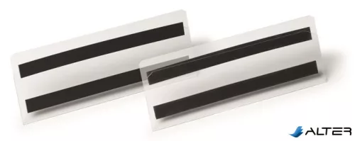 Logisztikai zseb, mágneses, 1/2 A5, fekvő, DURABLE "HARD COVER", átlátszó