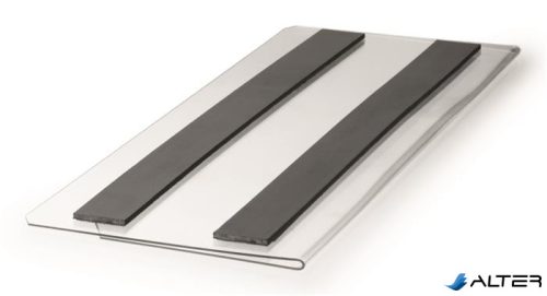 Logisztikai zseb, mágneses, 1/2 A5, fekvő, DURABLE "HARD COVER", átlátszó