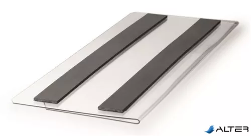Logisztikai zseb, mágneses, 1/2 A5, fekvő, DURABLE "HARD COVER", átlátszó