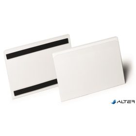   Logisztikai zseb, mágneses, A5, fekvő, DURABLE 'HARD COVER', átlátszó