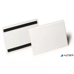   Logisztikai zseb, mágneses, A5, fekvő, DURABLE "HARD COVER", átlátszó