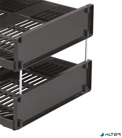 Irattálca emelő, fém, DURABLE "Optimo", ezüst