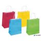 Ajándéktáska, sodrottfüles, 18x23x10 cm, DONAU "Home", vegyes színek