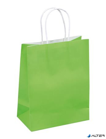 Ajándéktáska, sodrottfüles, 18x23x10 cm, DONAU "Home", vegyes színek