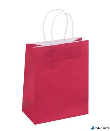 Ajándéktáska, sodrottfüles, 18x23x10 cm, DONAU "Home", vegyes színek