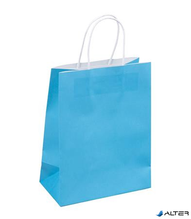 Ajándéktáska, sodrottfüles, 18x23x10 cm, DONAU "Home", vegyes színek