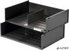 Irattálca, műanyag, fekvő, A3, DURABLE "Optimo", fekete