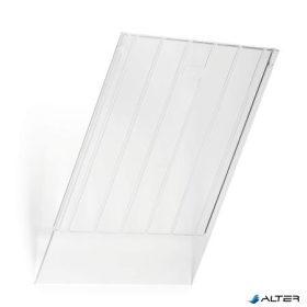   Előlap, prospektustartóhoz, A4, DURABLE "FLEXIBOXX", áttetsző