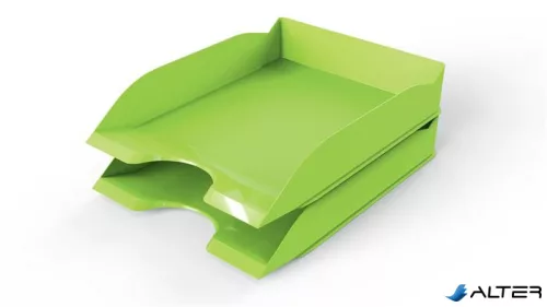 Irattálca, műanyag, DURABLE, "Basic", zöld