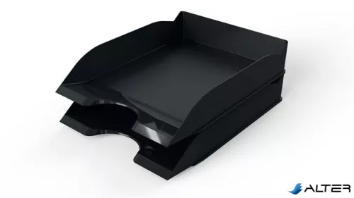 Irattálca, műanyag, DURABLE, "Basic", fekete