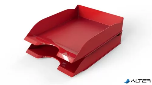 Irattálca, műanyag, DURABLE, "Basic", piros