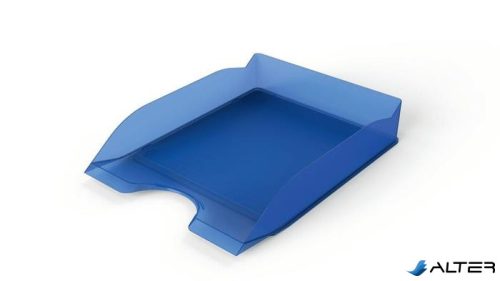 Irattálca, műanyag, DURABLE, "Basic", áttetsző kék