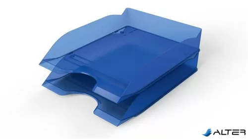 Irattálca, műanyag, DURABLE, 'Basic', áttetsző kék