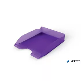   Irattálca, műanyag, DURABLE, 'Basic', áttetsző lila