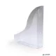 Iratpapucs, műanyag, 73 mm, DURABLE, "Basic", áttetsző