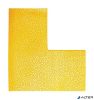 Padlójelölő matrica, 100 mm, DURABLE "L", sárga