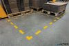 Padlójelölő matrica, 50x150 mm, DURABLE "Csík", sárga