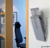 Prospektustartó, fali, álló, A4, DURABLE "FLEXIPLUS 2", áttetsző