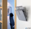 Prospektustartó, fali, fekvő, A4, DURABLE 'FLEXIPLUS 2', áttetsző