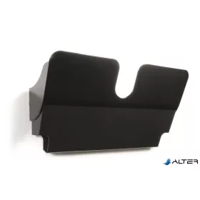   Prospektustartó, fali, fekvő, A4, mágneses, DURABLE "FLEXIPLUS", fekete