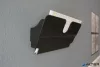Prospektustartó, fali, fekvő, A4, mágneses, DURABLE "FLEXIPLUS", fekete