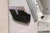 Prospektustartó, fali, fekvő, A4, mágneses, DURABLE "FLEXIPLUS", fekete