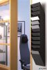 Prospektustartó, fali, álló, A4, DURABLE "FLEXIBOXX 12", fekete