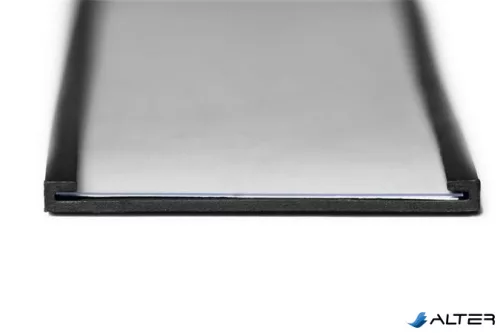 Ársín, 40 mm, mágneses, C-Profil, DURABLE, fekete