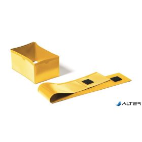   Címketartó zseb, raklapláb, 140x65 mm / 90x65 mm, DURABLE , sárga