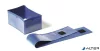 Címketartó zseb, raklapláb, 140x65 mm / 90x65 mm, DURABLE , kék
