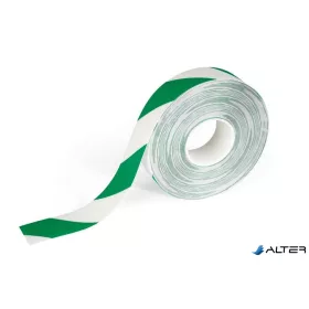   Jelölőszalag, 50 mm x 30 m, 0,7 mm, DURABLE, "DURALINE ", zöld-fehér