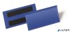 Logisztikai zseb, 100x38 mm, fekvő, DURABLE, mágnessel, sötétkék