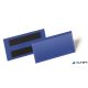Logisztikai zseb, 100x38 mm, fekvő, DURABLE, mágnessel, sötétkék