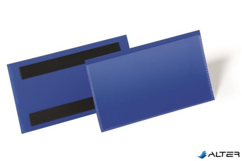 Logisztikai zseb, 150 x 67 mm, fekvő, DURABLE, mágnessel, sötétkék