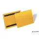 Logisztikai zseb, A5, fekvő, DURABLE, mágnessel, sárga