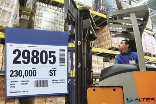 Logisztikai zseb, A4, fekvő, DURABLE "Neodym", mágnessel, sötétkék