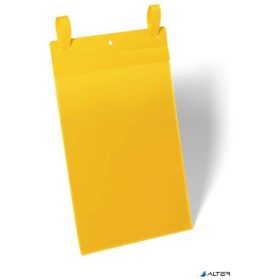 Logisztikai zseb, A4, álló, DURABLE, szalaggal, sárga