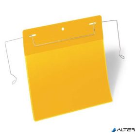 Logisztikai zseb, A5, fekvő, DURABLE, dróttal, sárga