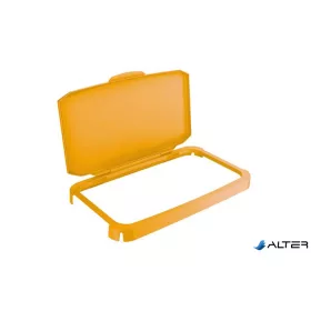   Nyitható tető, 60 l-es szemeteshez, műanyag, DURABLE 'Durabin®', sárga