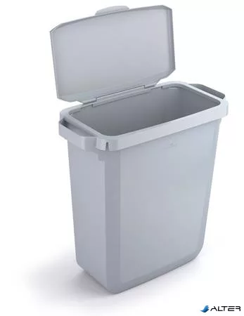 Nyitható tető, 60 l-es szemeteshez, műanyag, DURABLE 'Durabin®', szürke