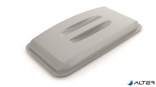 Tető, 60 l-es szemeteshez, műanyag, DURABLE "DURABIN ECO", szürke