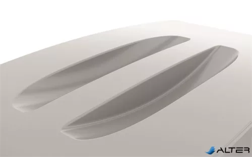 Tető, 60 l-es szemeteshez, műanyag, DURABLE "DURABIN ECO", szürke