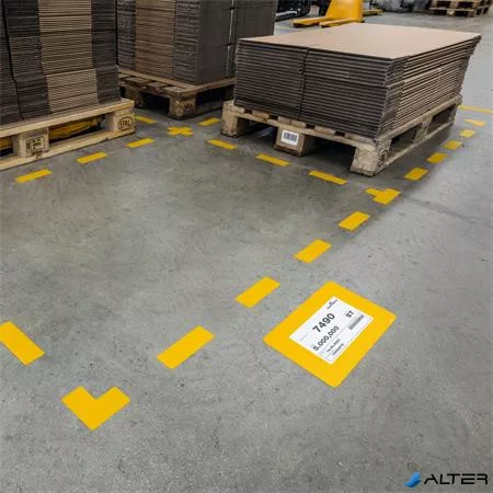 Padlójelölő ablak, sárga, A5, eltávolítható, DURABLE