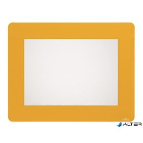 Padlójelölő ablak, sárga, A4, eltávolítható, DURABLE