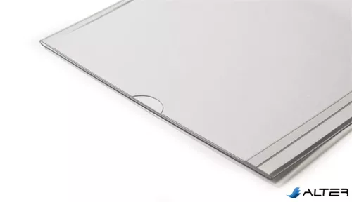 Információs tábla, 149x149 mm, öntapadó, DURABLE, áttetsző