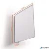 Információs tábla, 149x149 mm, mágneses, DURABLE, áttetsző