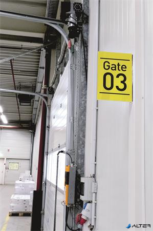 Információs tábla, A4, mágneses, álló, DURABLE