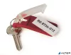 Kulcscímke, műanyag, DURABLE "KEY CLIP", vegyes színek